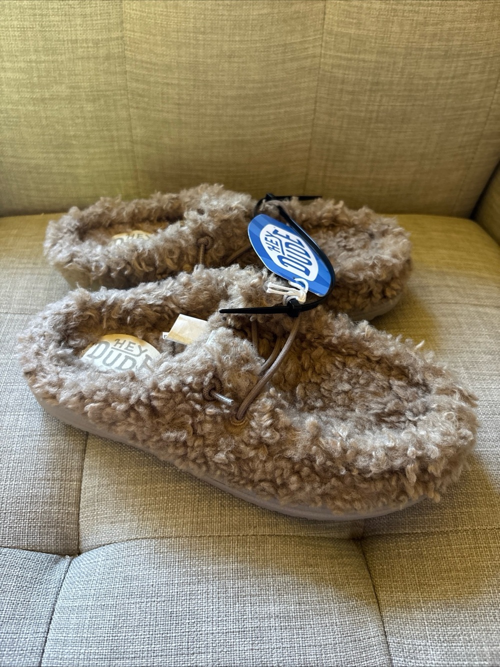 Hey Dude Wendy Timber Wolf Slipper Women’s size 6